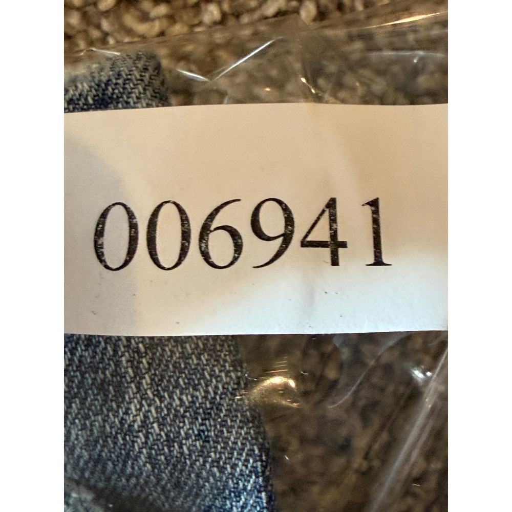 Buffalo Jeans Mens 34 Blue King Slim Bootcut Stretch Distressed Button Fly * - Picture 12 of 12